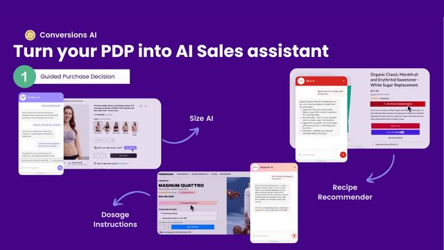Turn your PDPs into your AI sales assistant & boost add to carts