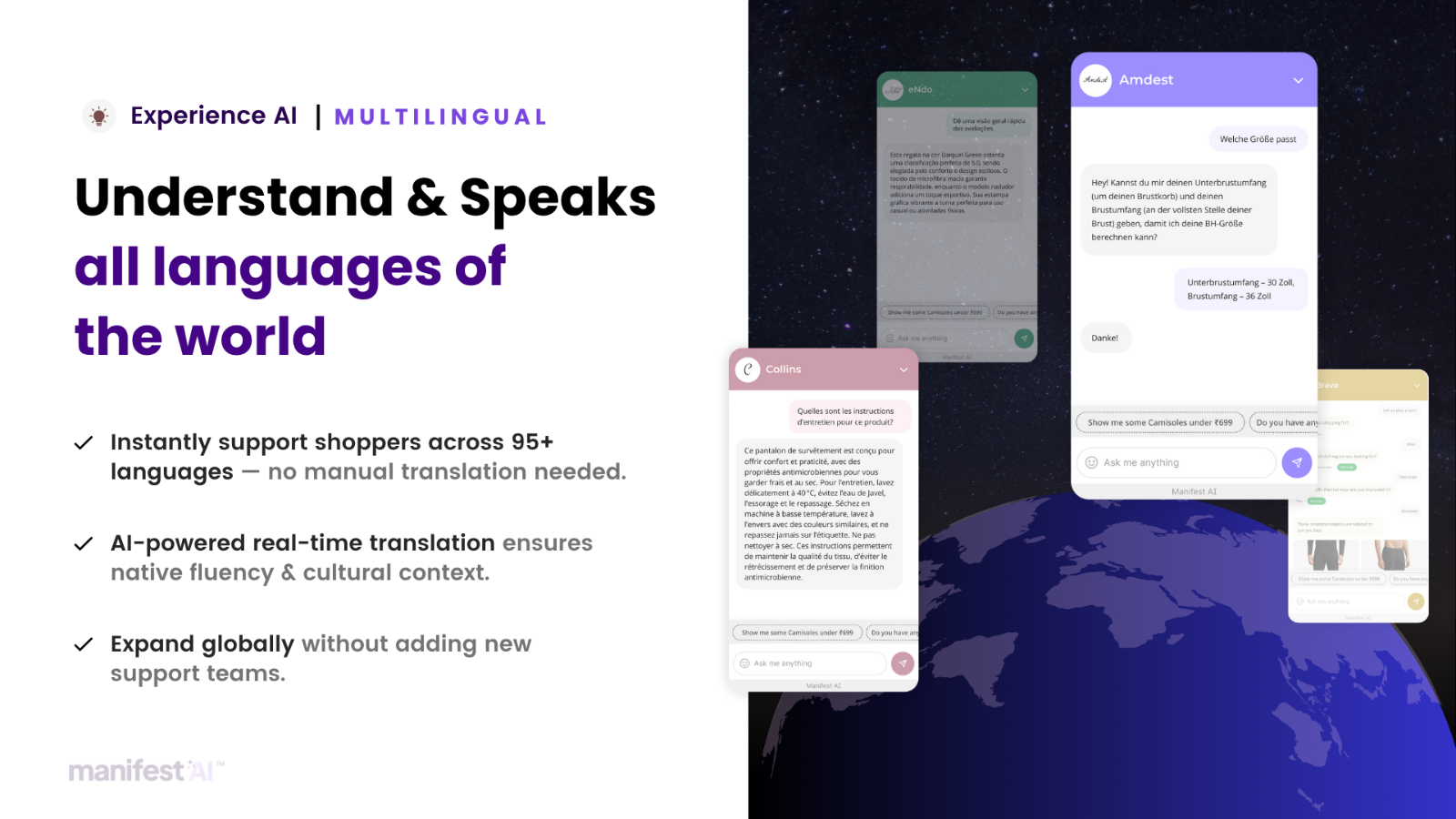 AI Chat that understands all the languages of the world