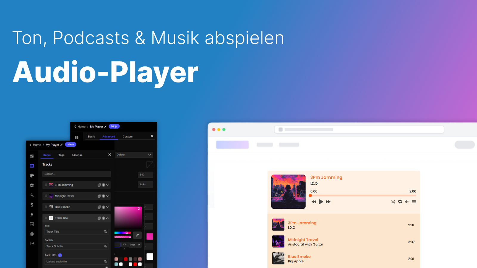Lire audio, podcasts et musique avec Lecteur audio