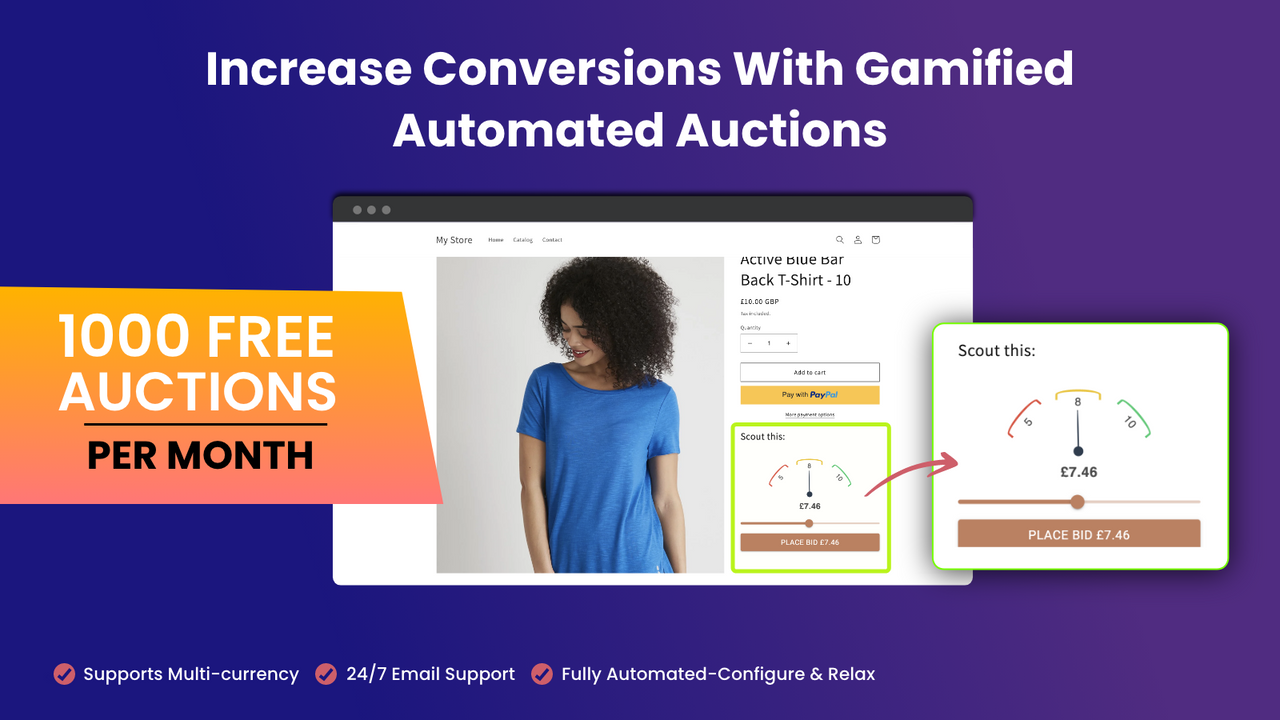 Scout - Unlimited Smart Auctions for your Shopify Store