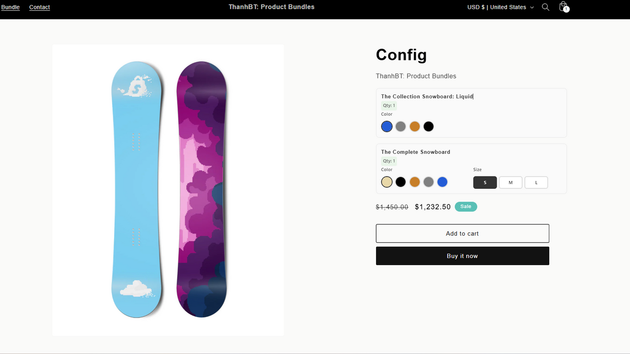 product page