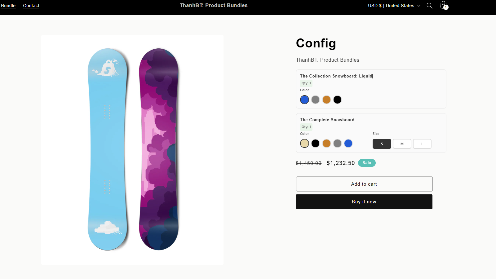 product page