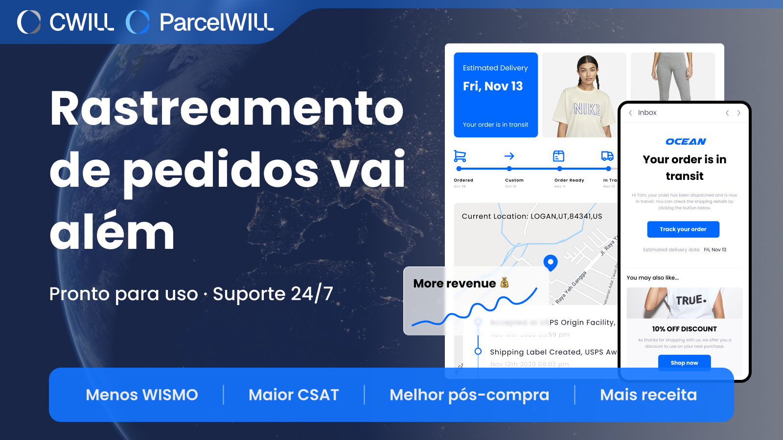 Rastreamento de pedidos vai além