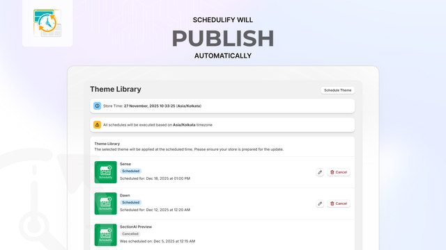 Automate & Publish Your Theme On Time