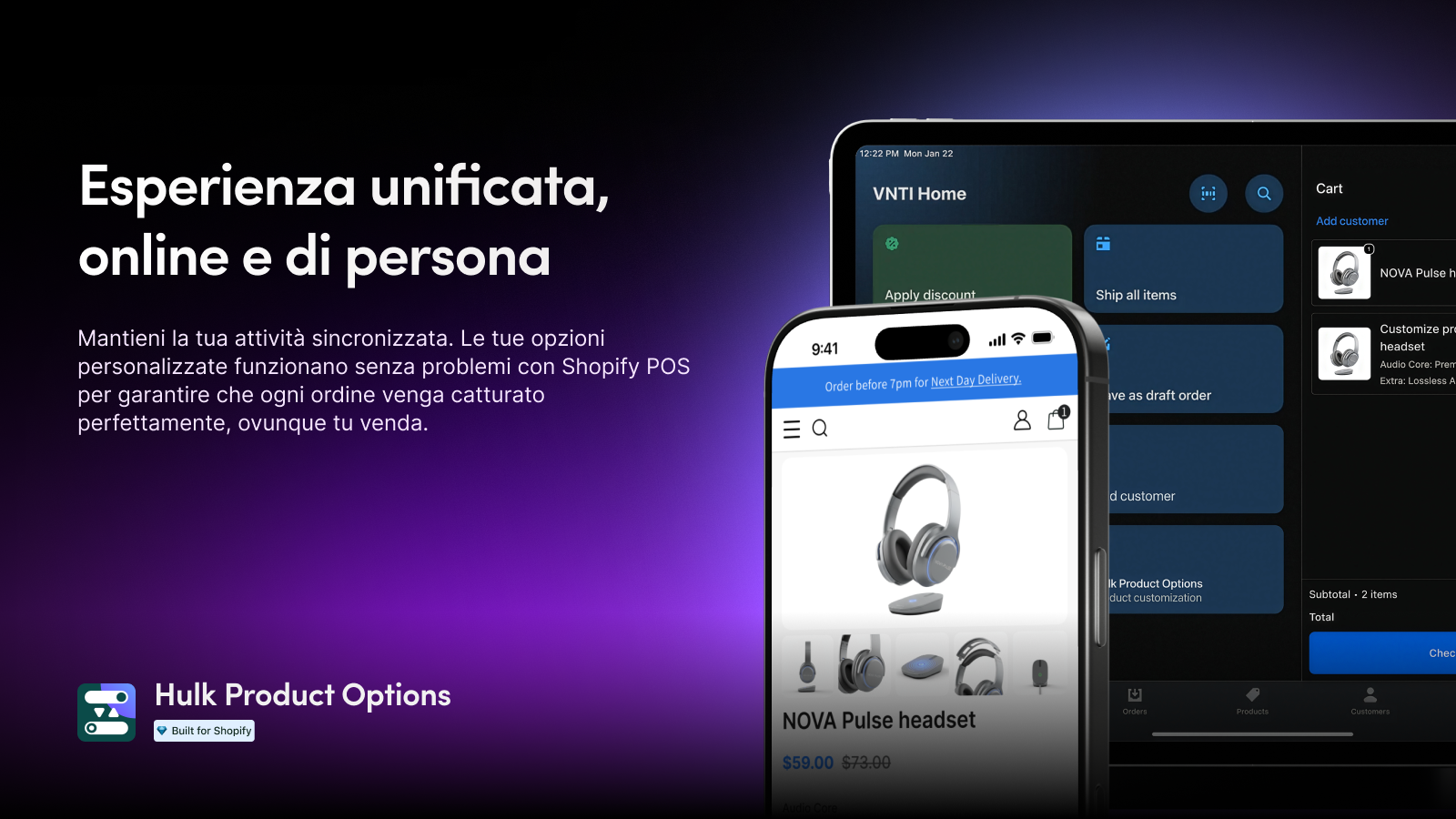 Esperienza unificata, online e di persona