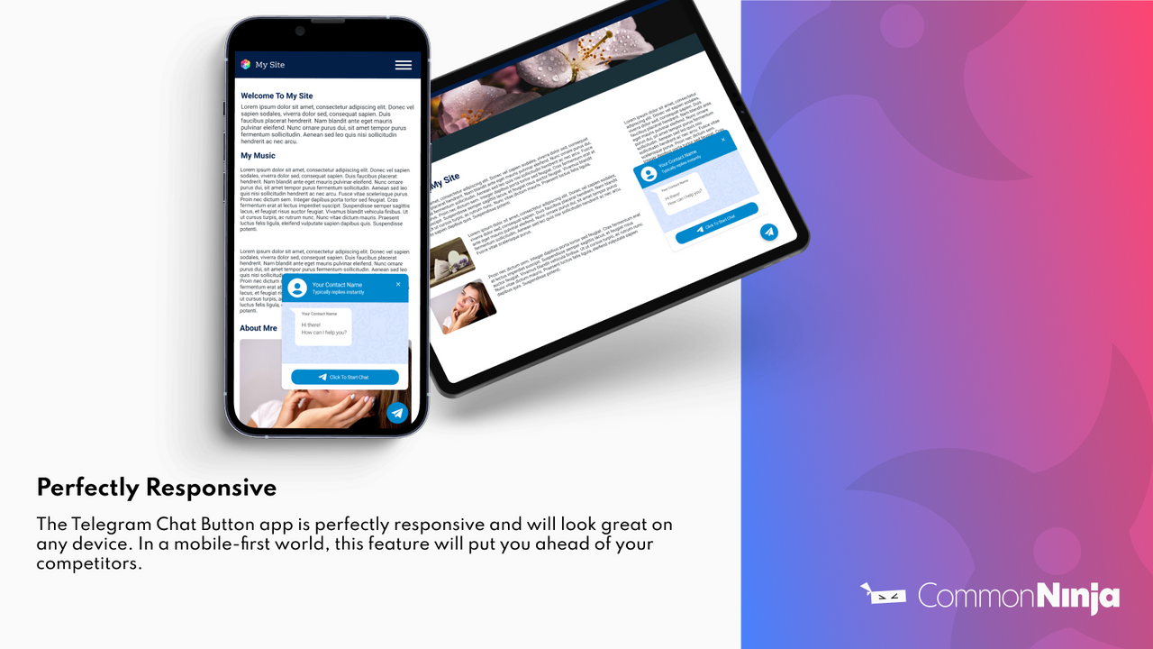 Telegram Chat on Mobile Devices
