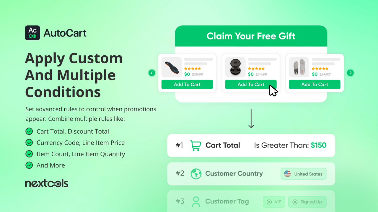 AutoCart apply single or multiple rules