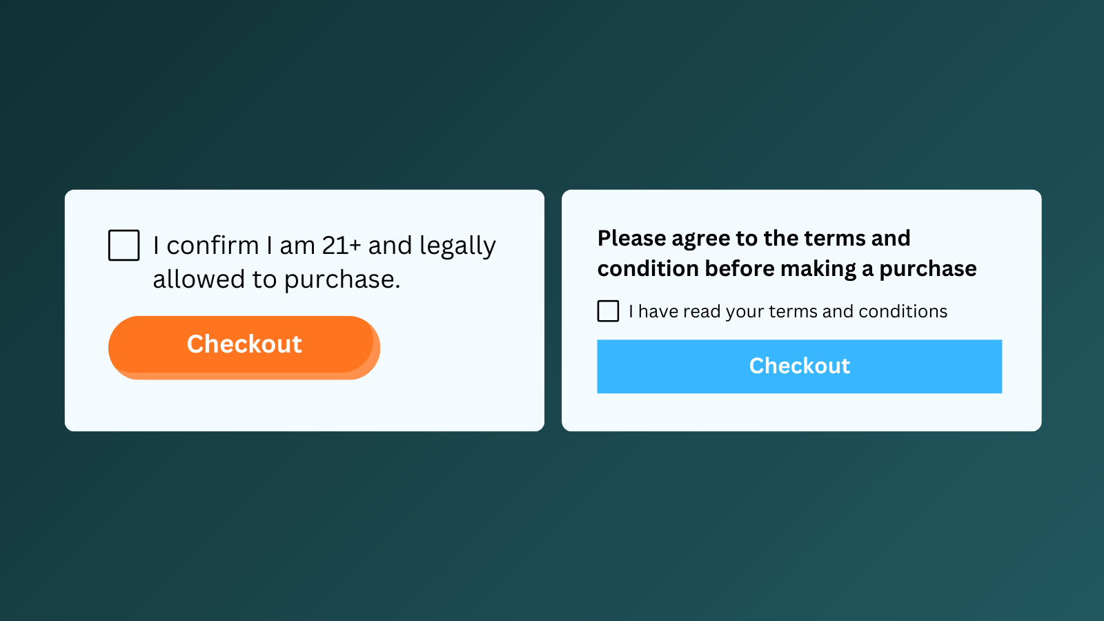 Seamless Shopify theme compatibility with checkboxes