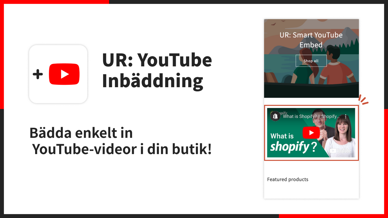Bädda enkelt in YouTube-videor i din butik!
