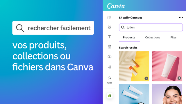 Recherchez dans votre catalogue un produit, une collection ou un