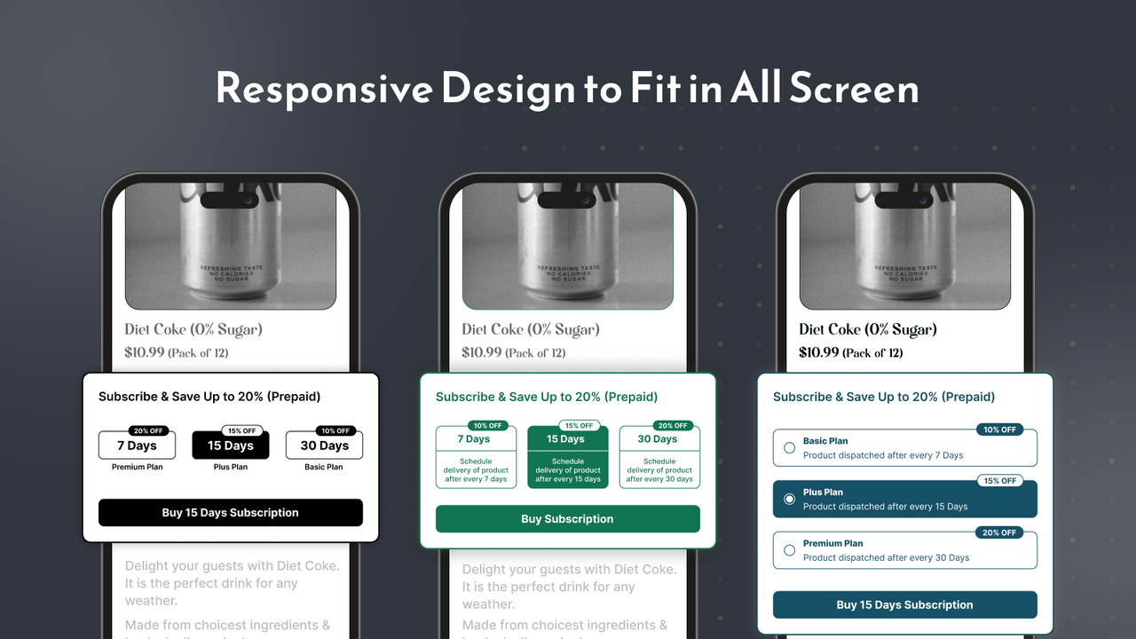 mobile responsive for widget