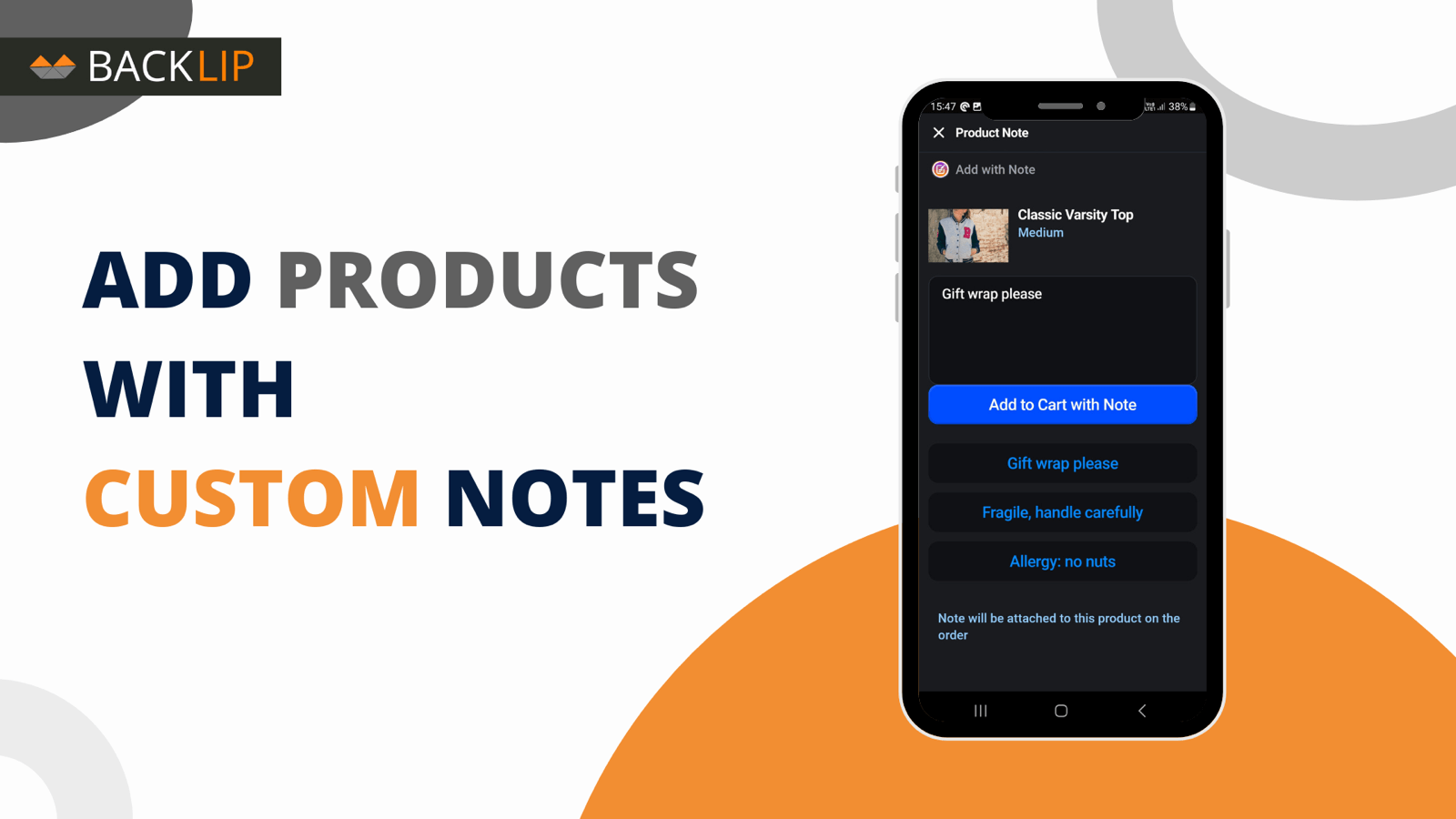 BL POS Quick Note - add products with custom notes