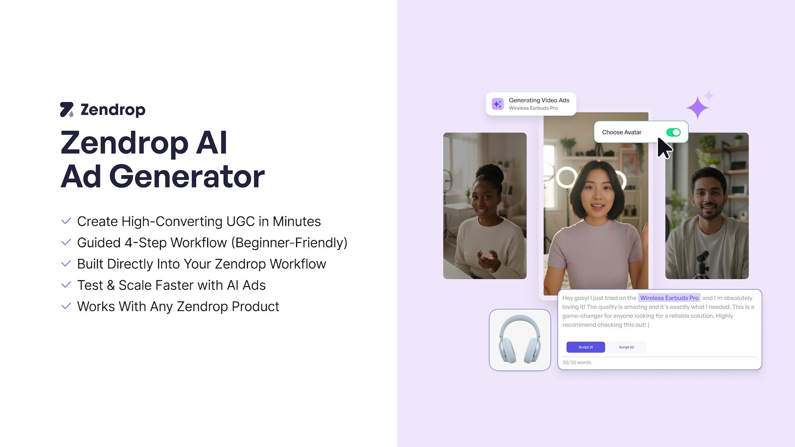 Create High-Converting UGC Ads in minutes