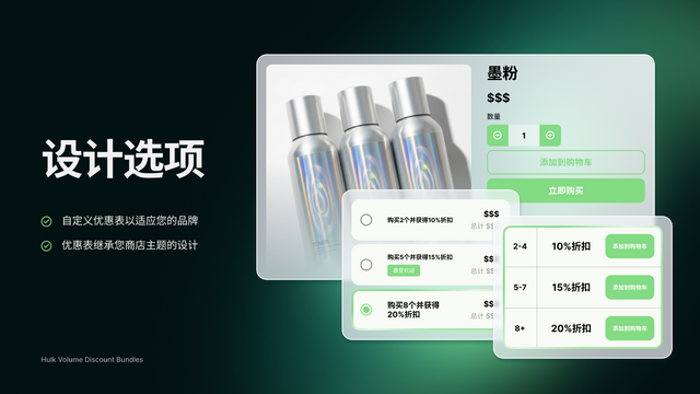 简单设置即可利用批发价格的优势。