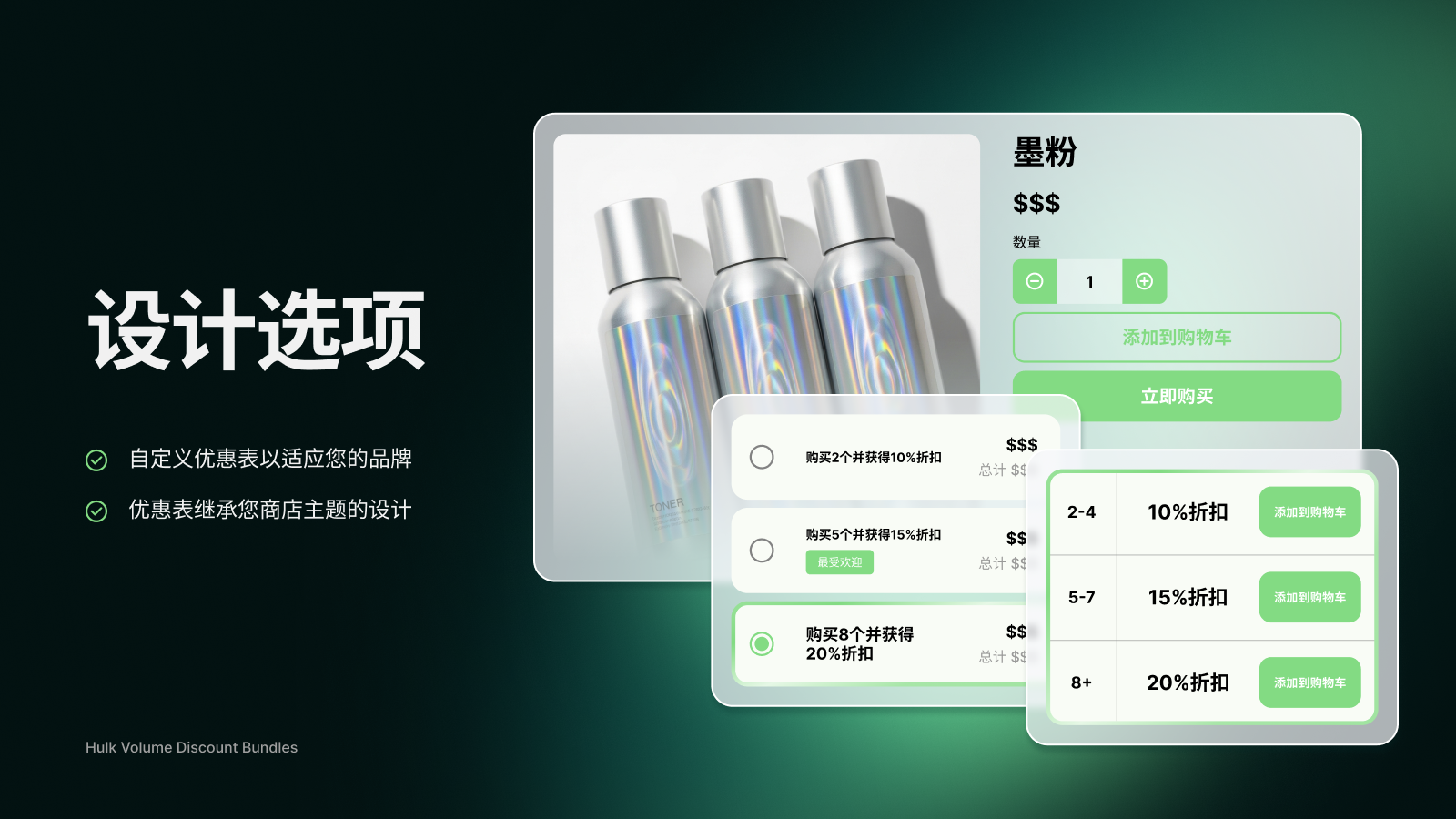 简单设置即可利用批发价格的优势。
