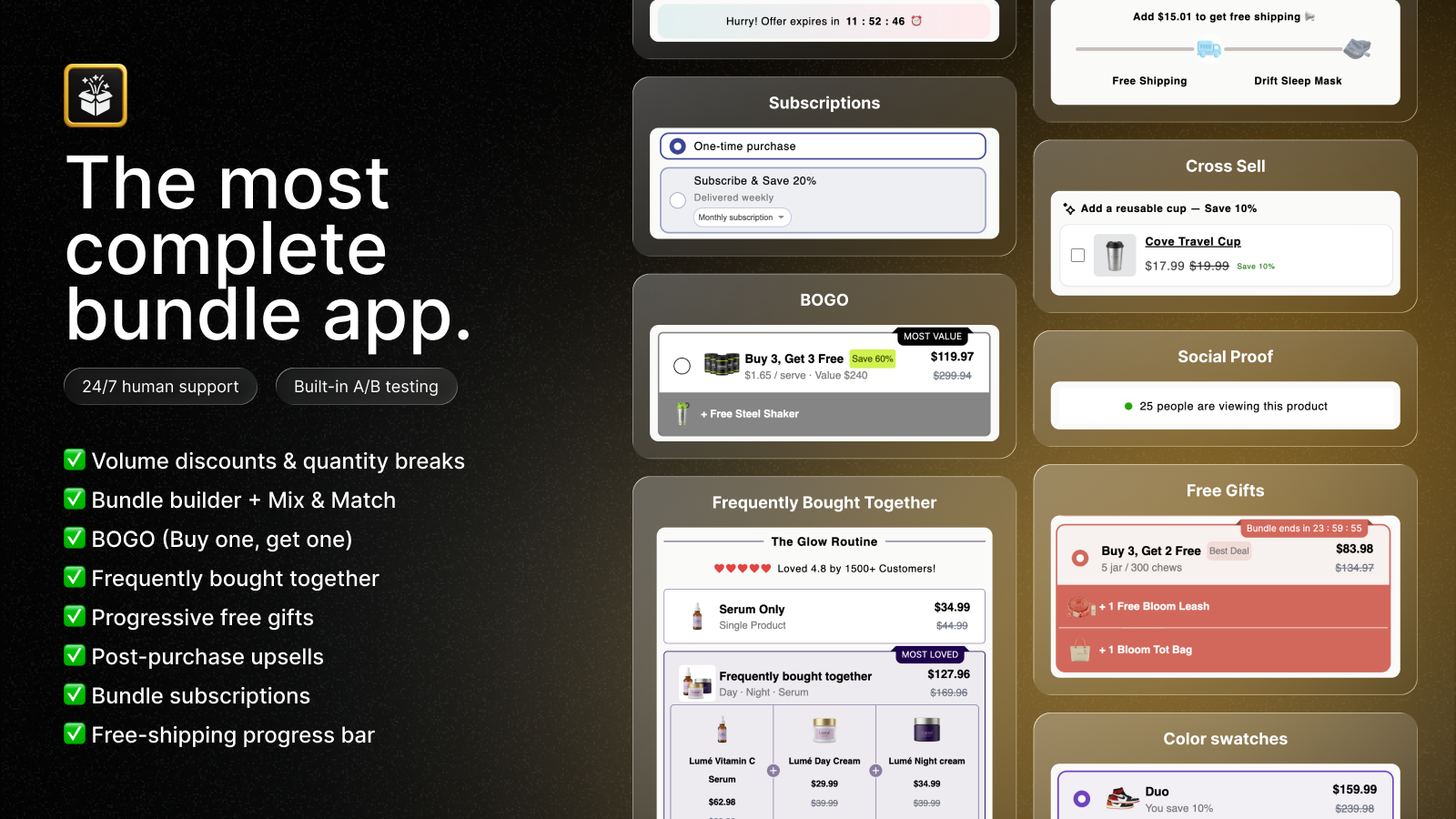 Best Bundle builder app for Shopify and quantity breaks