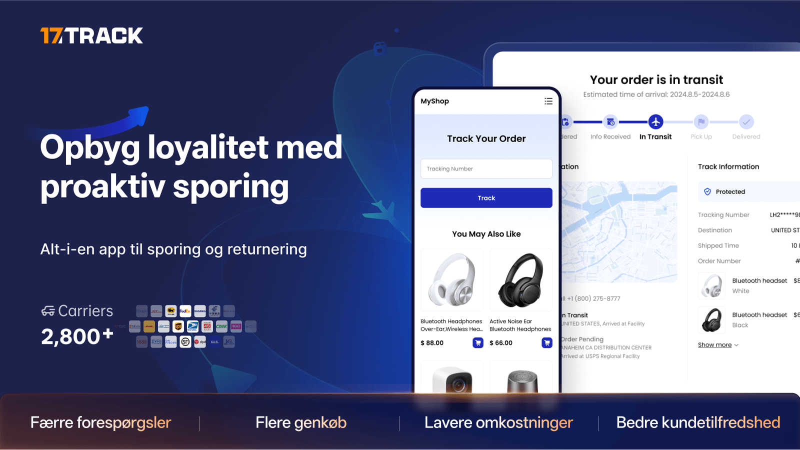 Opbyg loyalitet med proaktiv tracking