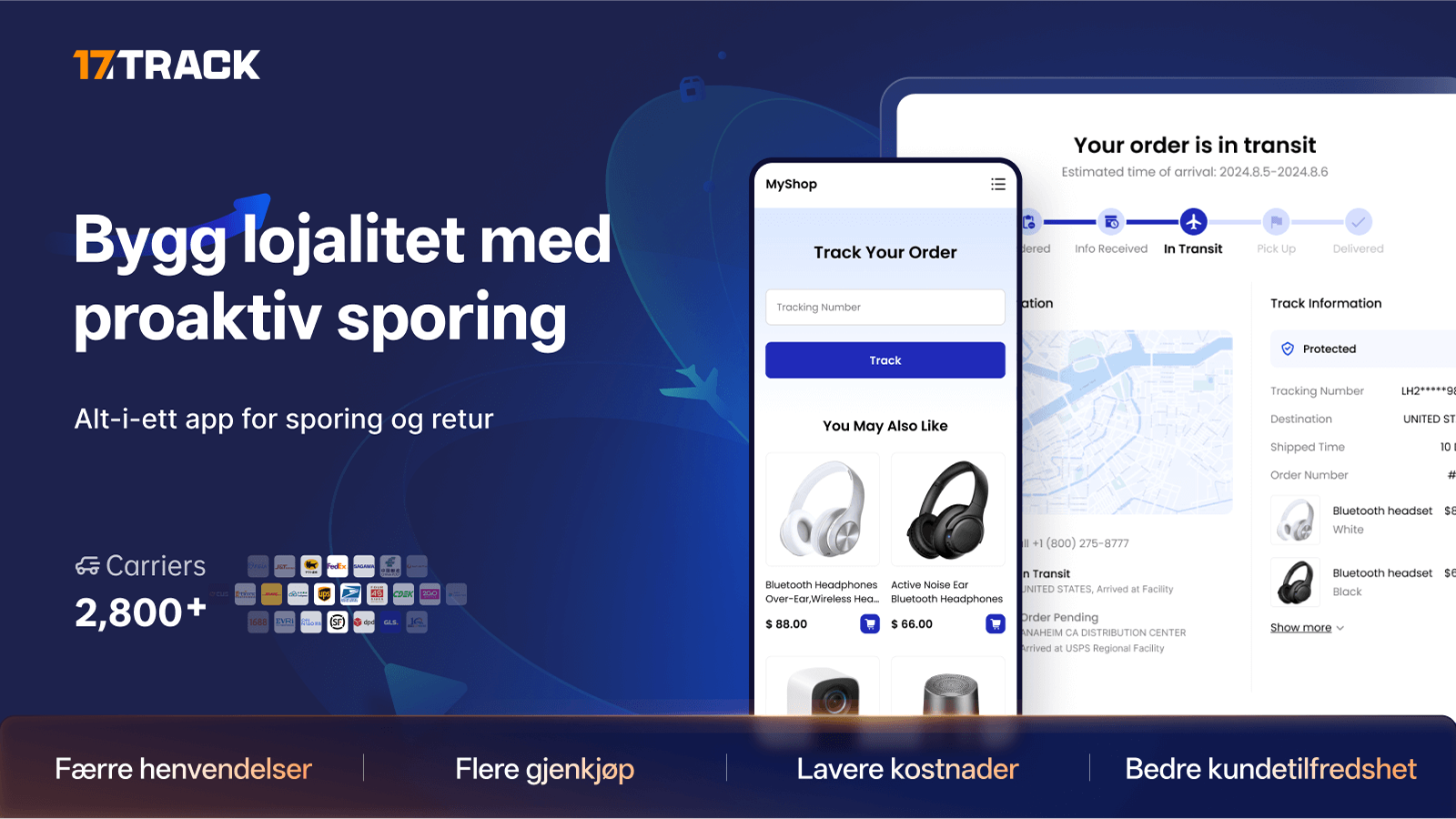 Bygg lojalitet med proaktiv sporing