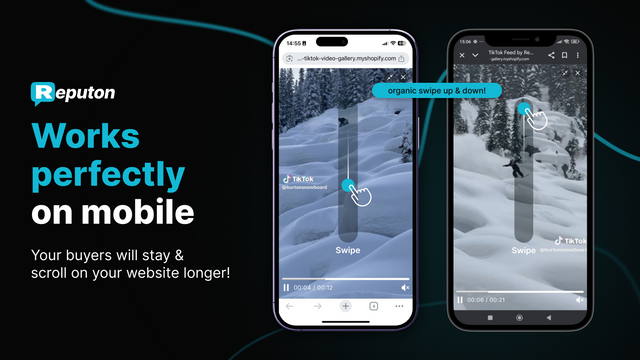 Mobile version TikTok Shoppable video