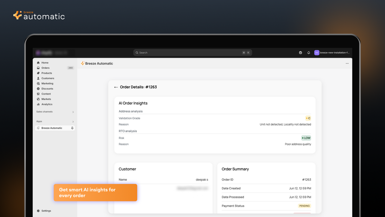 AI Insights for Every Order