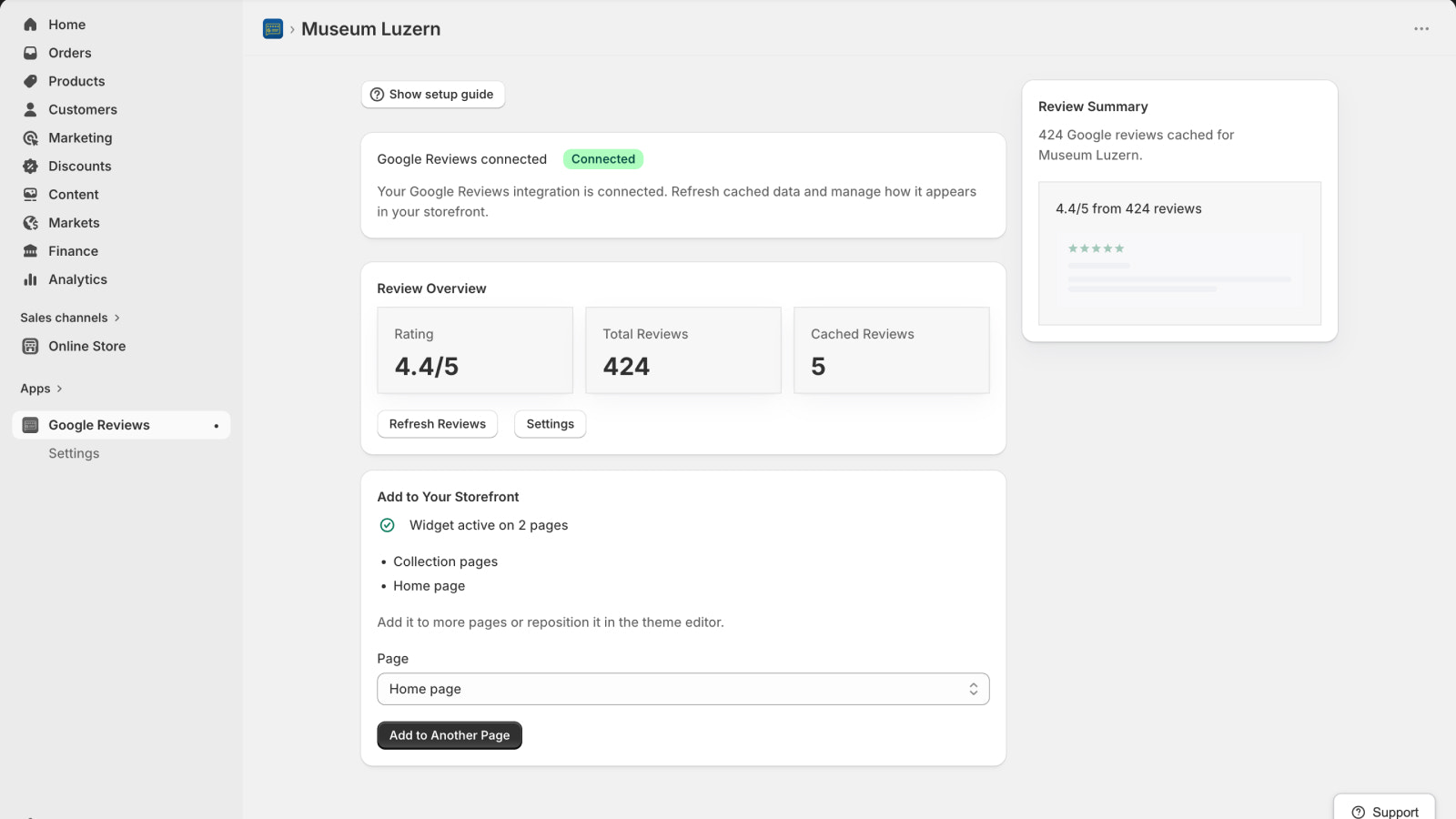 Display Google Reviews and build trust with verified rating