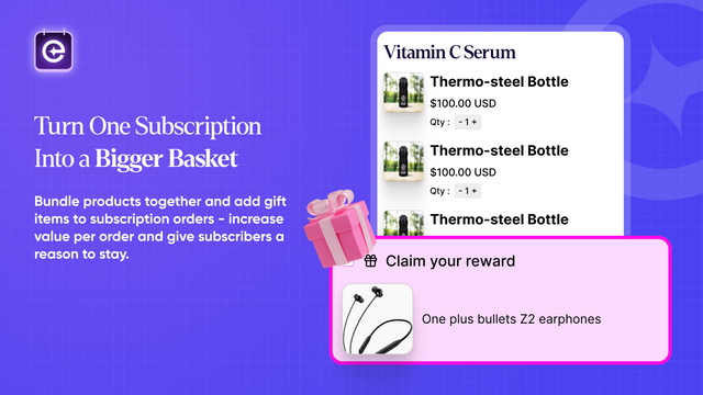 Subscription Bundles and Gift Products