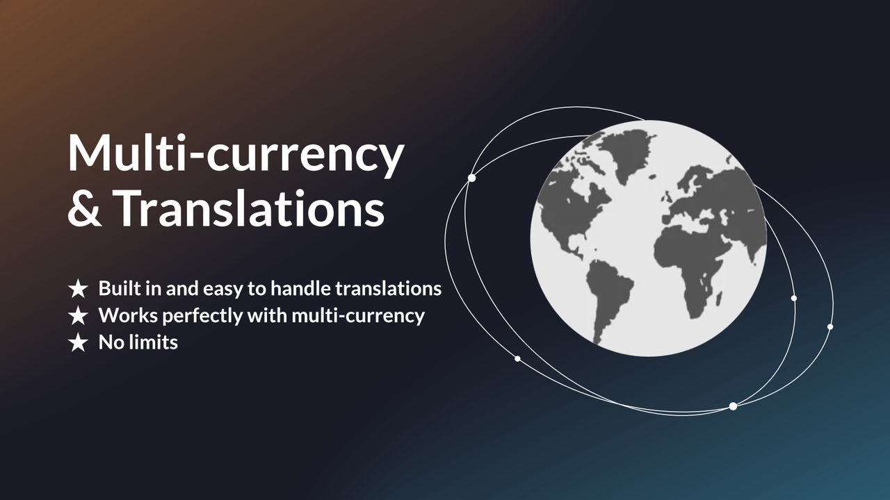 Multi-currency and translations