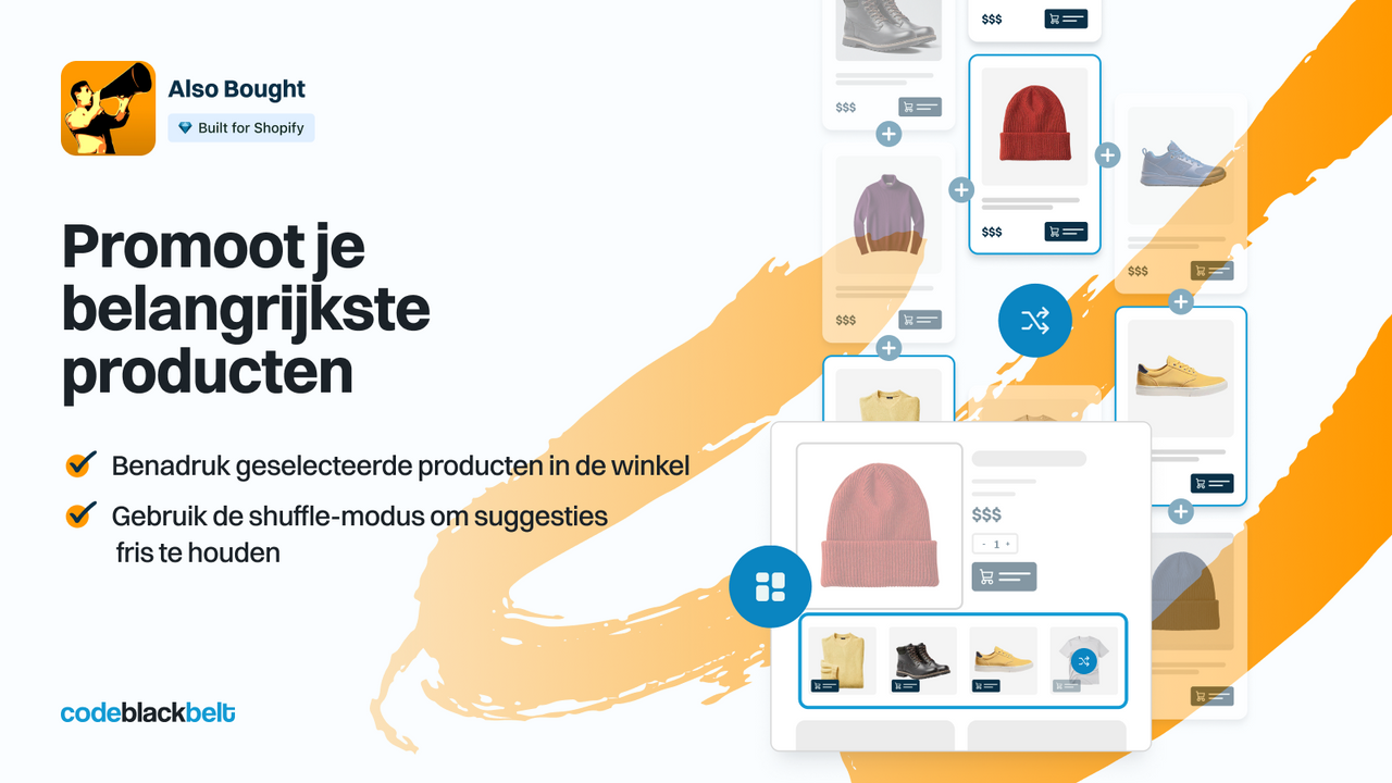 Promoot je belangrijkste producten