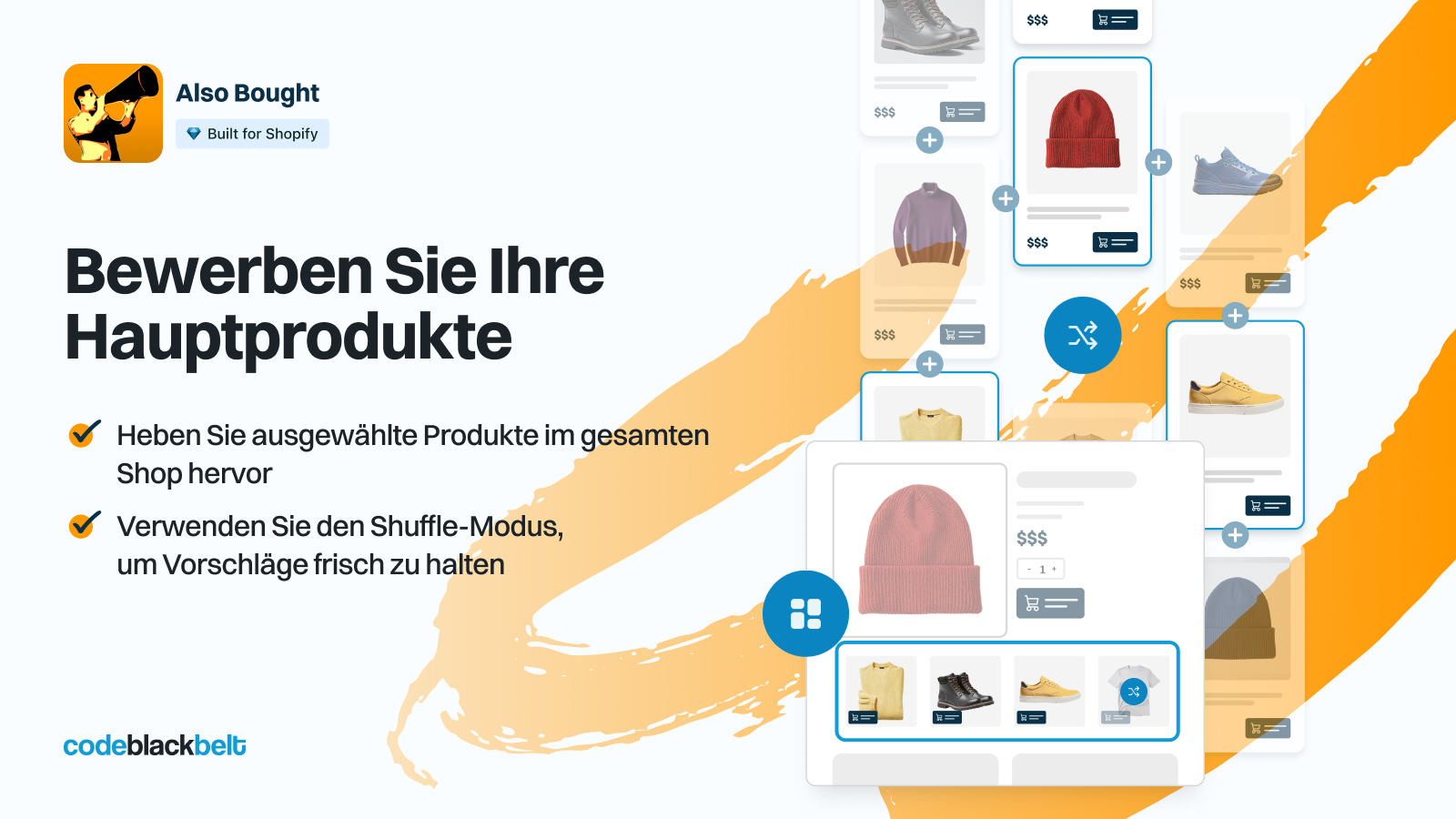 Bewerben Sie Ihre wichtigsten Produkte