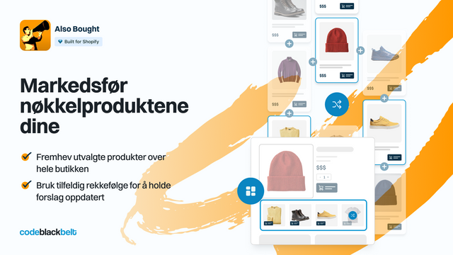 Promoter dine viktigste produkter