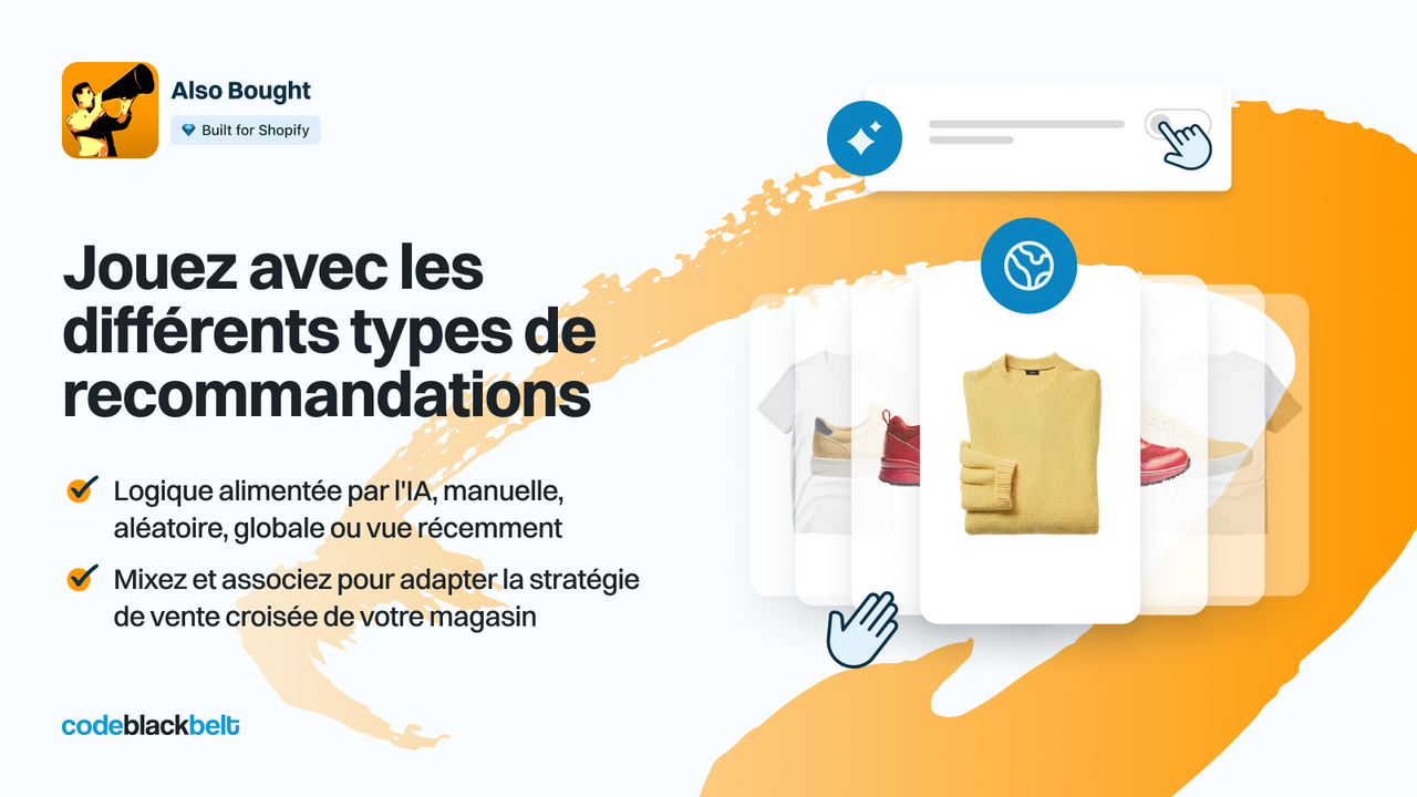 Essayez les différents types de recommandations
