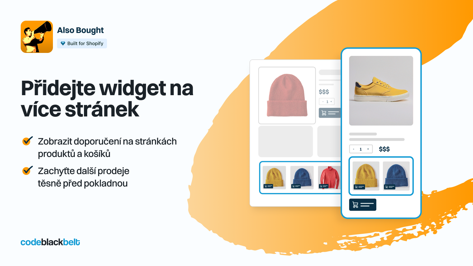 Přidejte widget na více stránek