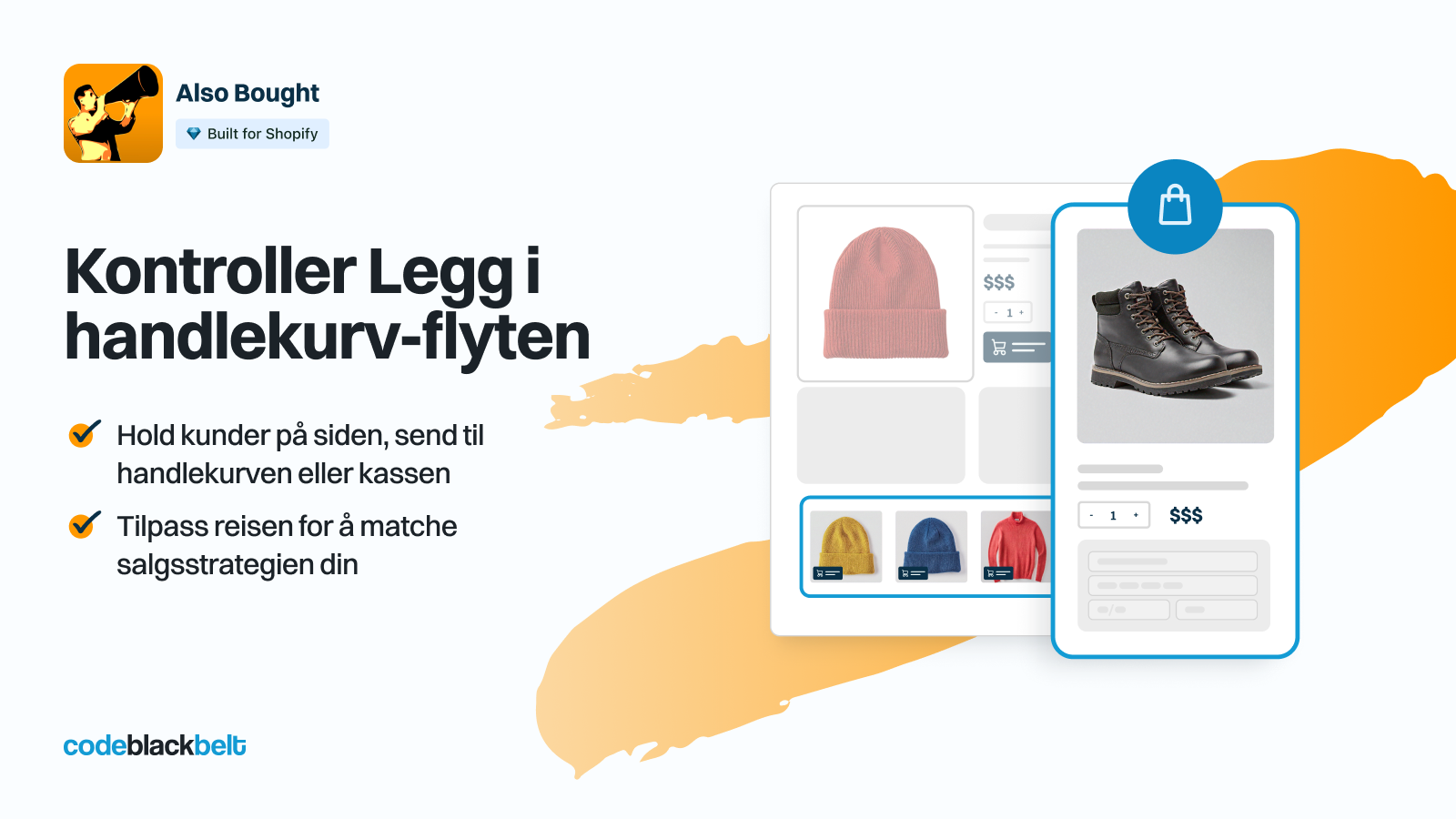 Kontroller «Legg i handlekurv»-flyten