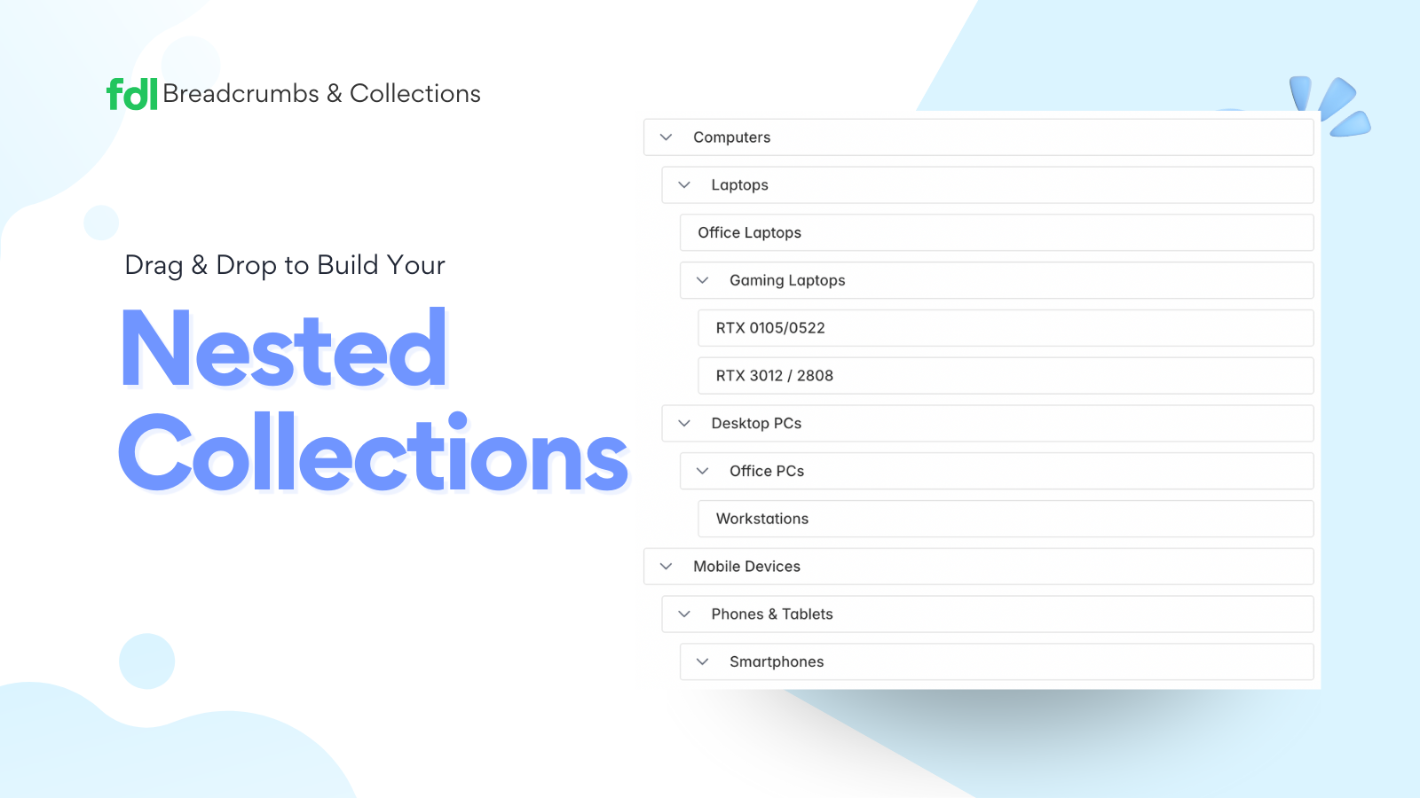 Show subcollections on your collection pages, nested categories