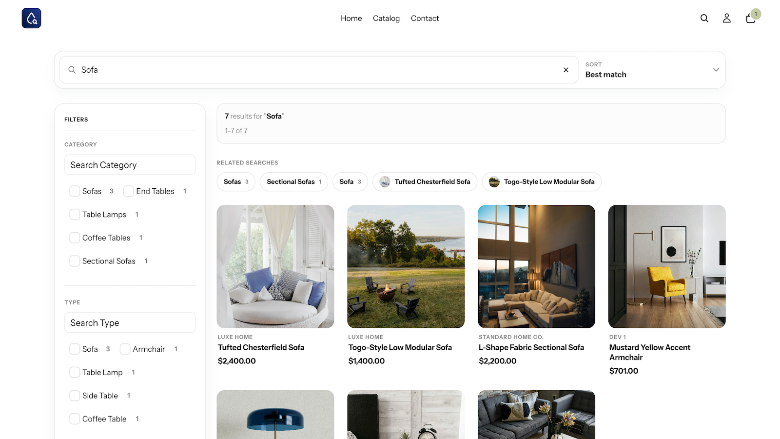 ParticleSearch - full page search experience