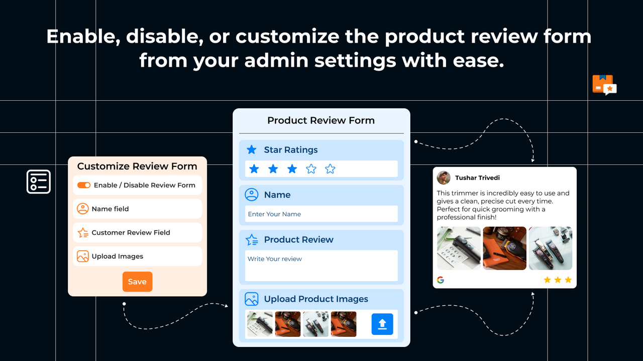 customize form or enable and disable