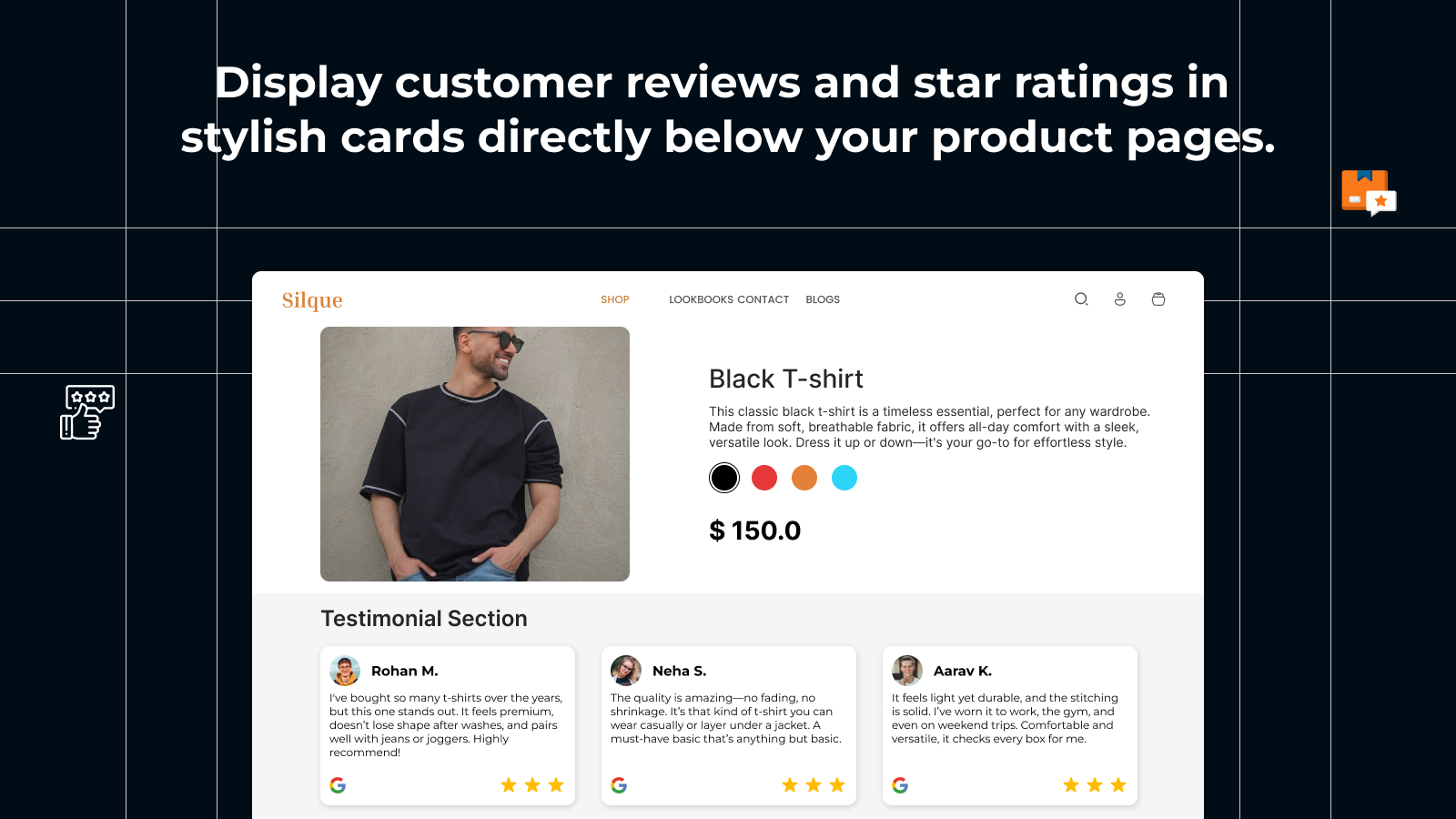 display reviews