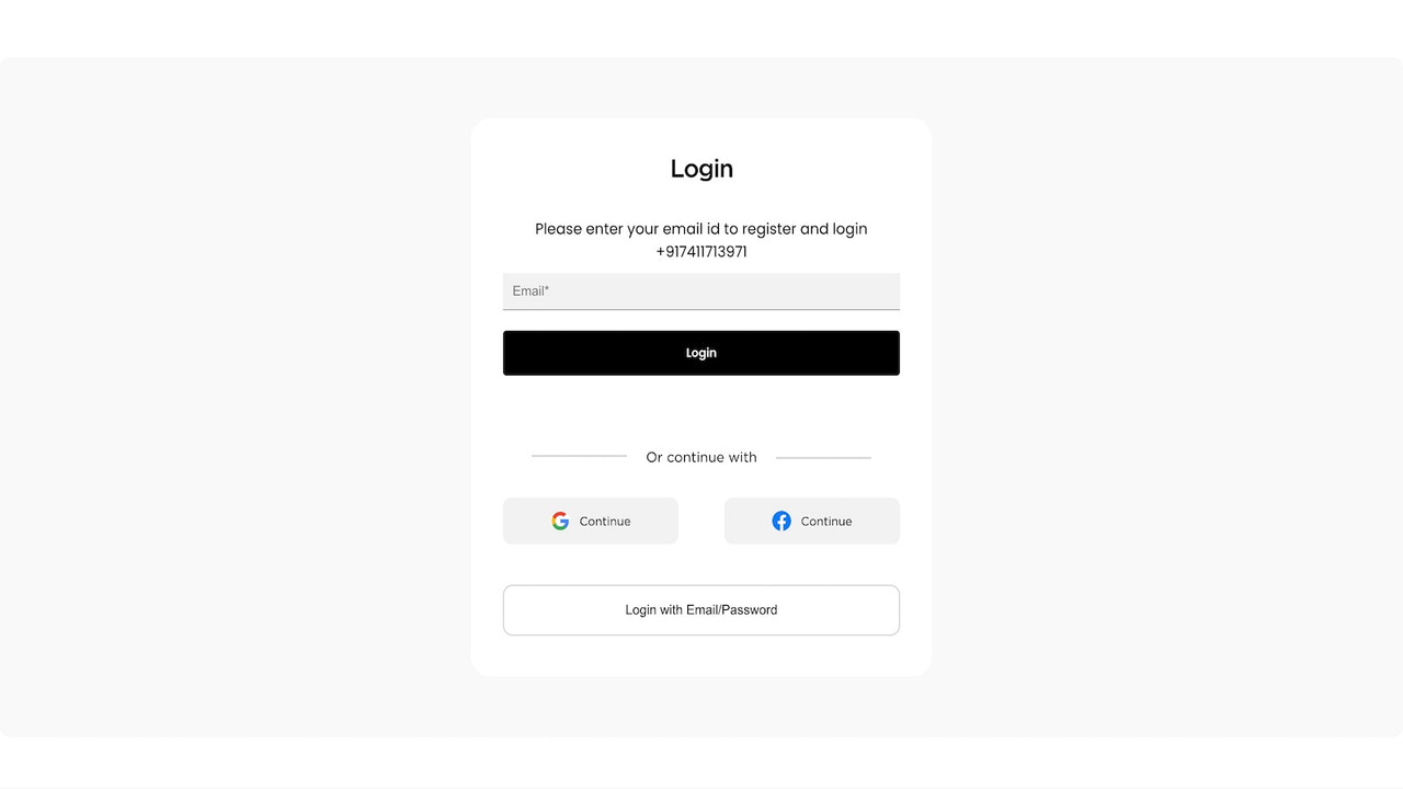Create account