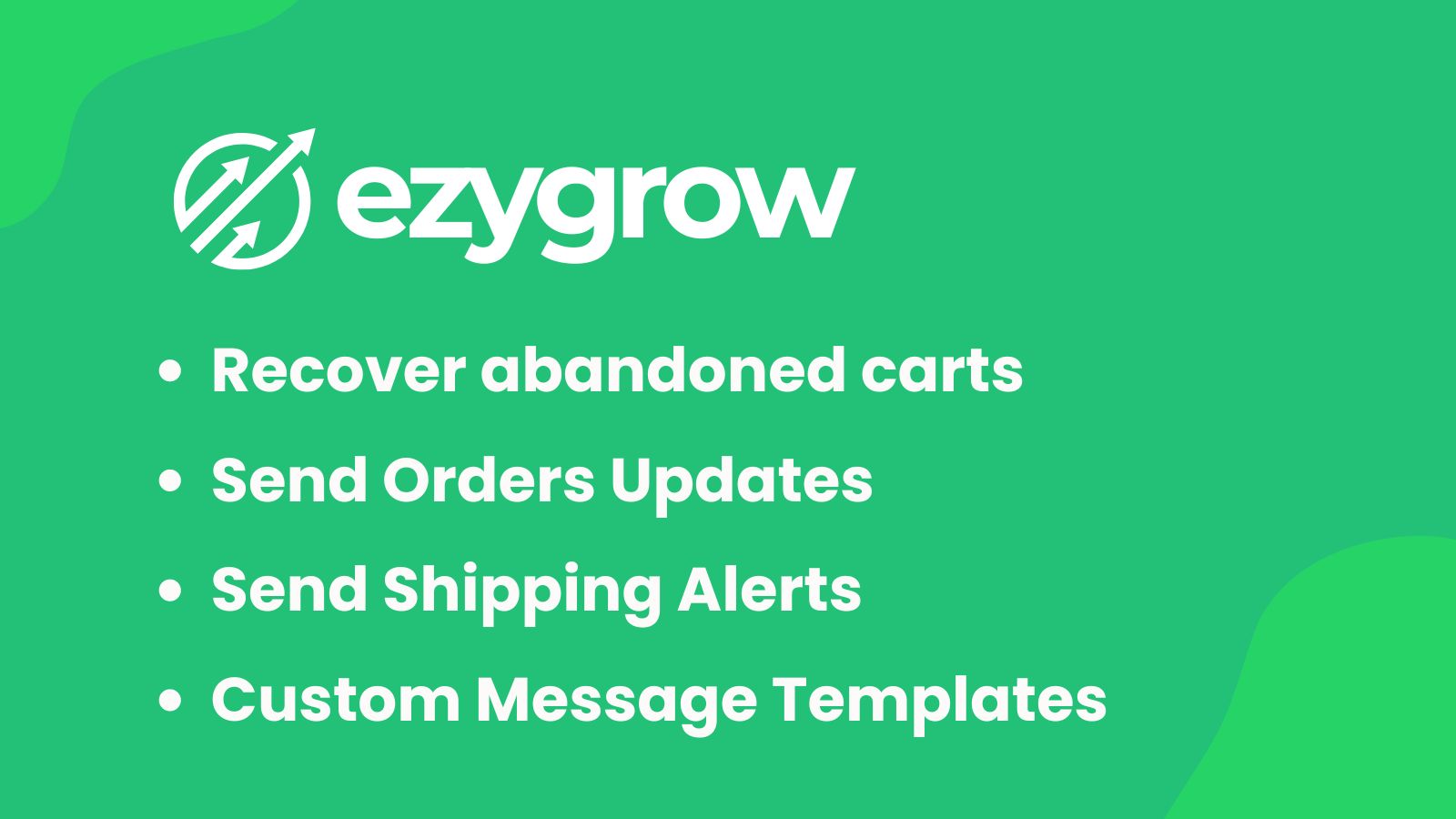 whatsapp chat button abandoned carts recovery