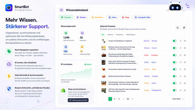 KI-Wissensdatenbank für präzisen Support