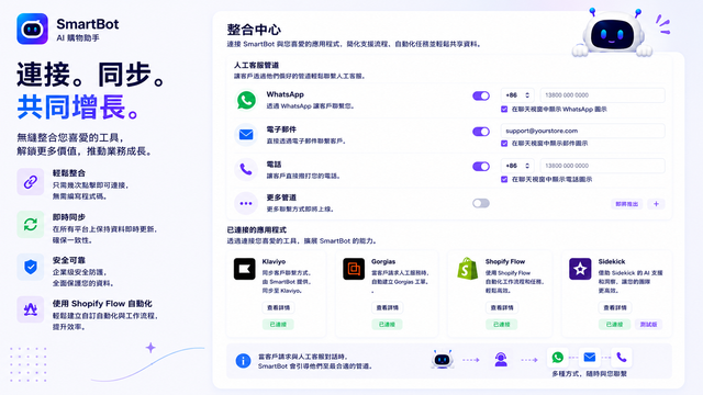 無縫整合，幫助團隊更高效協作