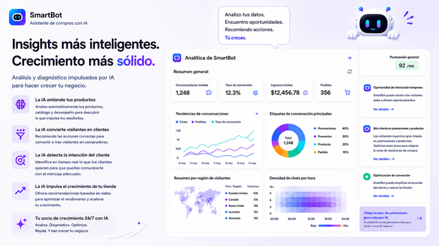 Analítica IA para detectar oportunidades de crecimiento