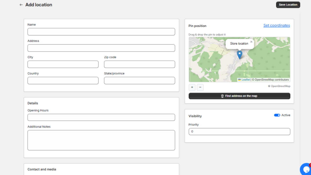 Add Unlimited Locations Easily create and manage your shop...