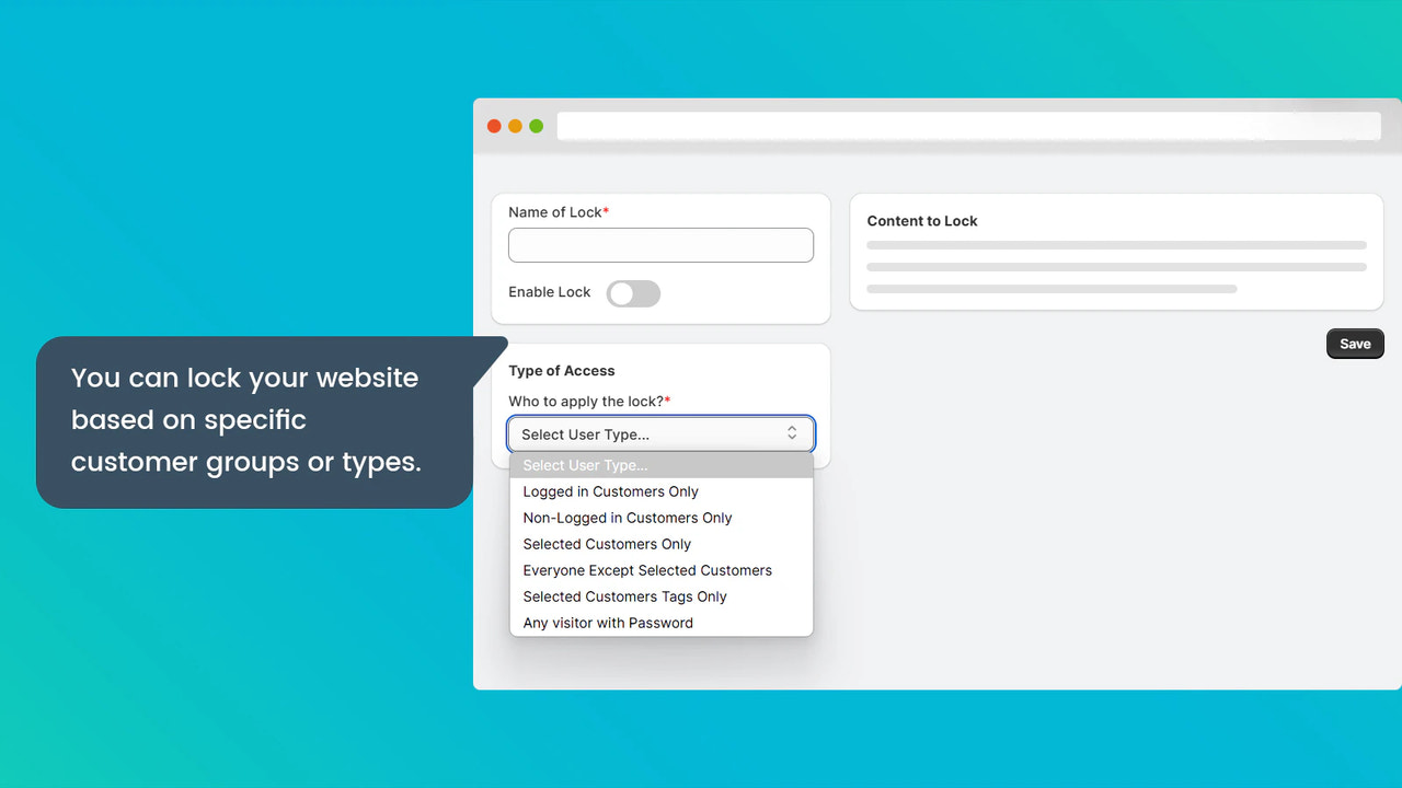 Type of Access