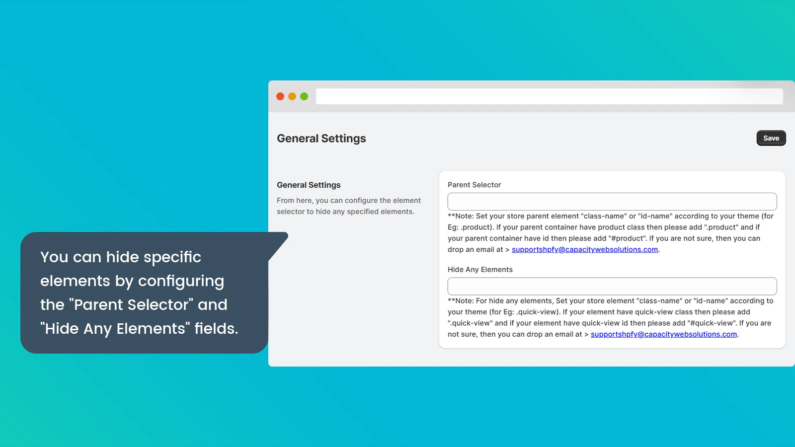 General Settings
