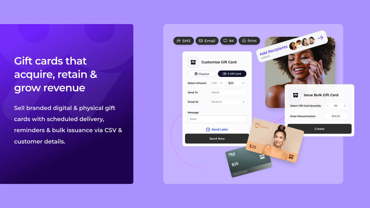Gift cards that acquire, retain & grow revenue