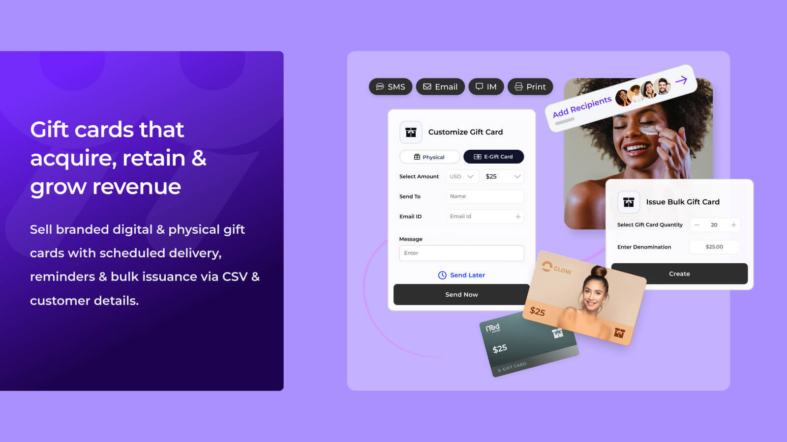 Gift cards that acquire, retain & grow revenue
