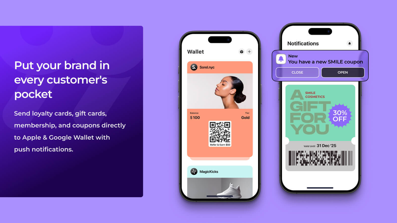 Put your brand in every customer's pocket  