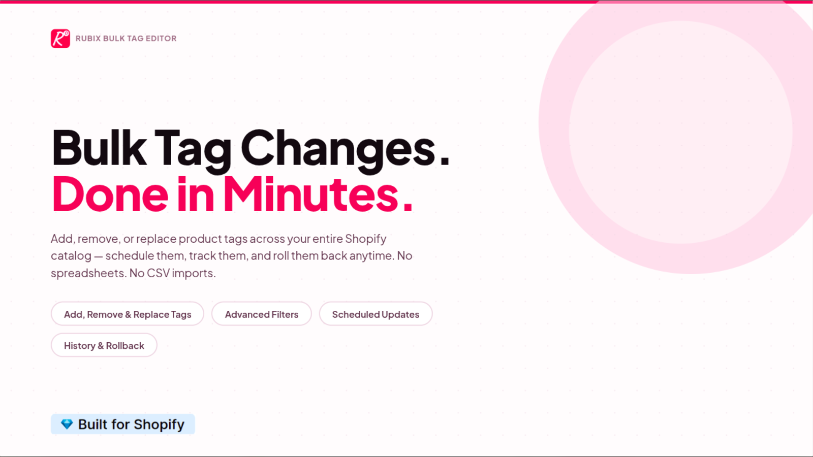 Rubix Bulk Tag Editor Cover