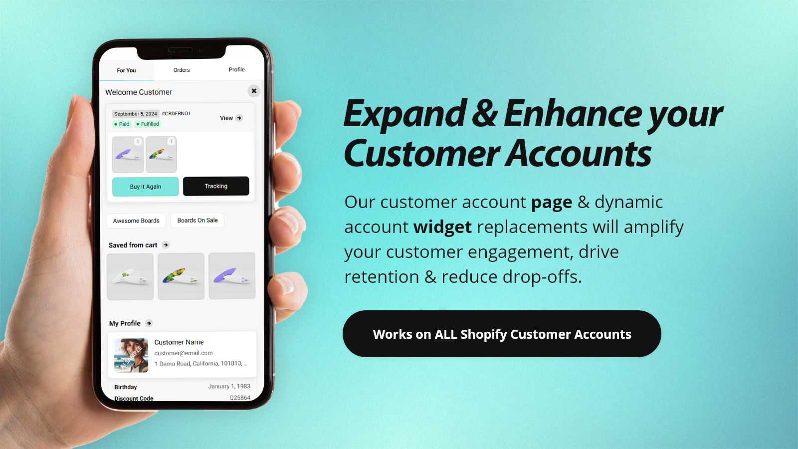 Expand & Enhance your Customer Accounts